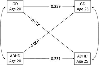 Bidirectional Associations Between Self-Reported Gaming Disorder and Adult Attention Deficit Hyperactivity Disorder: Evidence From a Sample of Young Swiss Men